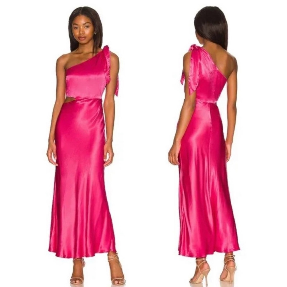 NEW NWT Bardot Audrey One-Shoulder Maxi Dress